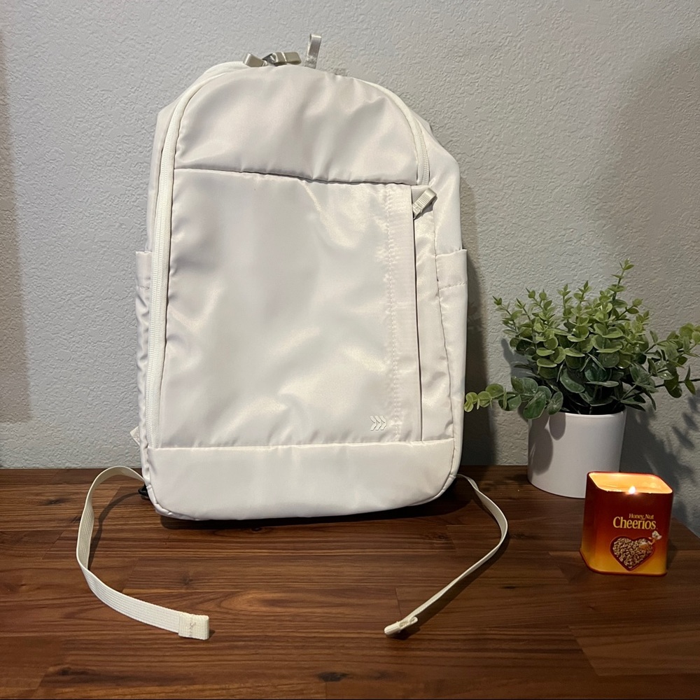 Off White 17.5" Backpack Lifestyle - All in Motion